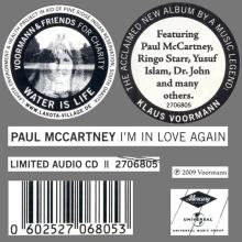 2009 07 07 UK/GER Klaus Voormann-A Sideman's Journey - I'm In Love Again ⁄ 2706805 ⁄ 0 602527 068053 - pic 1