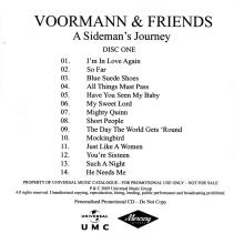 UK 2009 08 07 - VOORMANN & FRIENDS - I'M IN LOVE AGAIN - CDR AND DVD - pic 1
