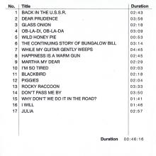2009 06 22 - THE BEATLES - B3 - WHITE ALBUM - SEREO REMASTERED - 1 DOUBLE CDR AND 3X CDR  - pic 1