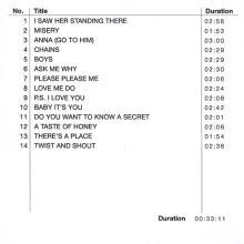 2009 06 22 - THE BEATLES - MONO REMASTER - A-B-C-D-E - 5X CDR - PART 1 - 5 ALBUMS - PROMO - pic 1