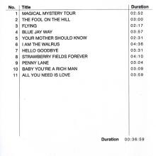 2009 06 22 - THE BEATLES - MONO REMASTER - F-G-H-I - 4X CDR - PART 2 - 4 ALBUMS - PROMO - pic 10
