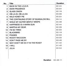 2009 06 22 - THE BEATLES - MONO REMASTER - J-K-L-M - 4X CDR - PART 3 - 1 DOUBLE ALBUM AND 2 ALBUMS - pic 2