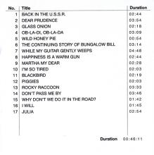 2009 06 22 - THE BEATLES - MONO REMASTER - J-K-L-M - 4X CDR - PART 3 - 1 DOUBLE ALBUM AND 2 ALBUMS - pic 1