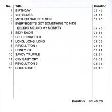 2009 06 22 - THE BEATLES - MONO REMASTER - J-K-L-M - 4X CDR - PART 3 - 1 DOUBLE ALBUM AND 2 ALBUMS - pic 1