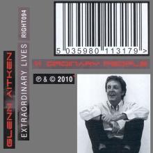 2010 06 07 UK Glenn Aitken-Extraordinary People - Ordinary People ⁄ RIGHT094 ⁄ 5 035980 113179 - pic 1