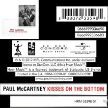 2012 02 06 PAUL McCARTNEY - KISSES ON THE BOTTOM - HRM 33598 01 - 8 88072 33598 1 - EU - pic 4