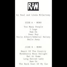 2012 05 21 PAUL AND LINDA McCARTNEY - RAM - MONO 3049 - HRM-33452-01 - 00 8880 723 345 2-6 - EU - pic 5