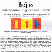 2015 11 06 - 2000 11 13 THE BEATLES 1 - A - PRESS INFO - UK - pic 5