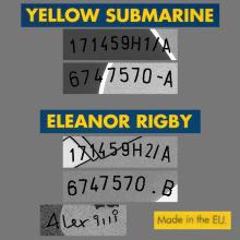 2018 07 06 YELLOW SUBMARINE ⁄ ELEANOR RIGBY - PICTURE DISC - 6 02567 57203 9 - HOLLAND - pic 1