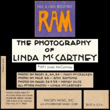 1971 05 21  WINGS FUN CLUB - CLUB SANDWICH - SONGBOOK RAM - PAUL & LINDA McCARTNEY - pic 1