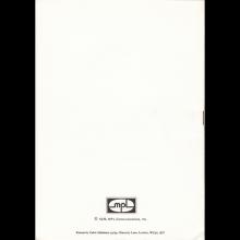 1976 08 00 WINGS FUN CLUB - CLUB SANDWICH -  NEWSLETTER - AUGUST LYRIC BOOK - pic 1