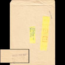 1977 03 18 WINGS FUN CLUB - CLUB SANDWICH - MAILING ENVELOPE AND CLUB OFFERS ORDER FORM - pic 1