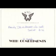 1978 07 10 WINGS FUN CLUB - CLUB SANDWICH - CLUB OFFERS ORDER FORM - pic 1
