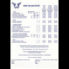 1978 07 10 WINGS FUN CLUB - CLUB SANDWICH - CLUB OFFERS ORDER FORM - pic 1