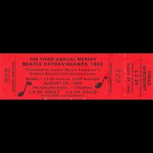 1983 08 28 - LIVERPOOL BEATLES CONVENTION - TICKET - pic 1
