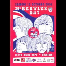 2016 10 15 - FANCLUB MAIL FLYER - BEATLES DAY MONS - BELGIUM - pic 1