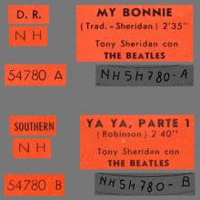 1961 10 00 - 1964 03 00 - NH 54 780 - MY BONNIE ⁄ YA YA - A - pic 1