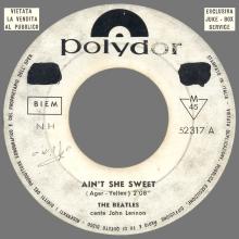 1964 04 00 - 1964 06 17 - NH 52 317 - AIN'T SHE SWEET ⁄ IF YOU LOVE ME, BABY - B1 - pic 1