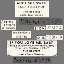 1964 04 00 - 1964 06 17 - NH 52 317 - AIN'T SHE SWEET ⁄ IF YOU LOVE ME, BABY - B3 - pic 2