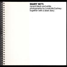 1977 00 00  WINGS FUN CLUB - CLUB SANDWICH - DIARY 1977 -LINDA McCARTNEY - pic 3