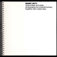 1977 00 00 WINGS FUN CLUB - CLUB SANDWICH - DIARY 1977 -LINDA McCARTNEY - pic 1