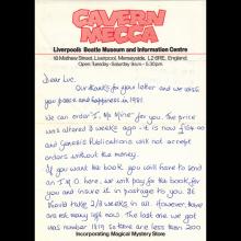 1975 1982 LIVERPOOL BEATLES CONVENTION - LIZ AND JIM HUGHES - CAVERN MECCA - pic 2