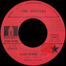 THE BEATLES FLASH BACK - J 2C 006-04458 - TICKET TO RIDE ⁄ YES IT IS  - pic 1