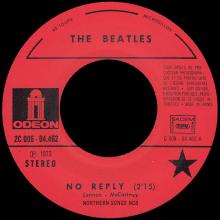 THE BEATLES FLASH BACK - J 2C 006-04462 - NO REPLY ⁄ BABY'S IN BLACK - pic 1