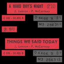 THE BEATLES FLASH BACK - J 2C 006-04466 - A HARD DAY'S NIGHT ⁄ THINGS WE SAID TODAY - pic 4