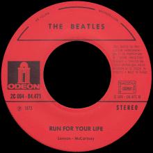 THE BEATLES FLASH BACK - J 2C 006-04471 - NA 2C 004-04471 - MICHELLE ⁄ RUN FOR YOUR LIFE - pic 5