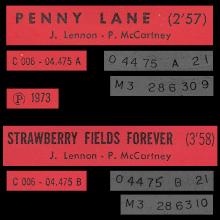 THE BEATLES FLASH BACK - J 2C 006-04475 - PENNY LANE ⁄ STRAWBERRY FIELDS FOREVER - pic 4