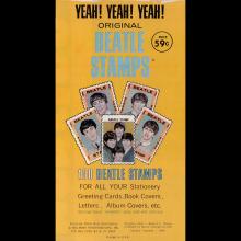 1964 YEAH! YEAH! YEAH! ORIGINAL BEATLE STAMPS - pic 1