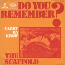 1968 03 00 - THE SCAFFOLD - DO YOU REMEMBER ⁄ CARRY ON KROW - FRANCE - FO 114 - pic 1