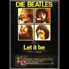 DIE BEATLES LET IT BE- 60X84 - MOVIEPOSTER FILMPOSTER - pic 1