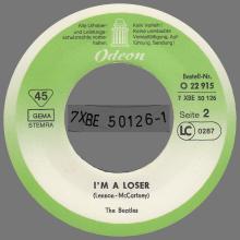 HOLLAND 545 - 1981 00 00 - ROCK AND ROLL MUSIC ⁄ I'M A LOSER - ODEON - O 22 915 - pic 1