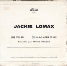 JACKIE LOMAX - SOUR MILK SEA ⁄ THE EAGLE LAUGHS AT YOU - PORTUGAL - APPLE RECORDS - N-38-3 - pic 2