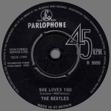 1963 08 23 - 1963 - B - SHE LOVES YOU ⁄ I'LL GET YOU - R 5055 - pic 1