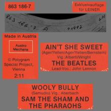 AIN'T SHE SWEET ⁄ WOOLY BULLY - POLYDOR 863 186-7 A / 863 186-7 B ⁄ LEINER - pic 1