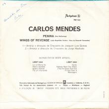 CARLOS MENDES - JOTTA HERRE - PENINA - 1969 07 18 - PORTUGAL - PARLOPHONE - PM 144 - pic 1