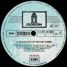 THE BEATLES DISCOGRAPHY FRANCE 1967 01 06 A COLLECTION OF BEATLES OLDIES BUT GOLDIES - N - 1C 072-04258 -1971 - pic 1