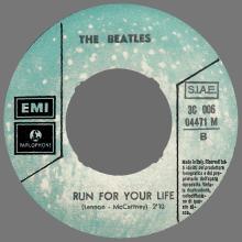 THE GREATEST STORY - MICHELLE ⁄ RUN FOR YOUR LIFE - 3C 006-04471 - BLUE LABEL - C - pic 1