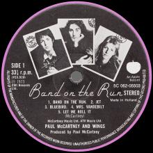 1973 12 07 - 1979 01 PAUL McCARTNEY AND WINGS - BAND ON THE RUN - 5C 062-05503  - pic 5