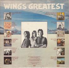 1978 12 01 WINGS GREATEST - 3C 064-61963 - COLORED BLUE VINYL - ITALY - pic 2