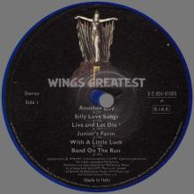 1978 12 01 WINGS GREATEST - 3C 064-61963 - COLORED BLUE VINYL - ITALY - pic 5
