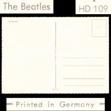THE BEATLES - COLOR POSTCARD GERMANY - HD 109 - 14,3X20,2 - pic 1