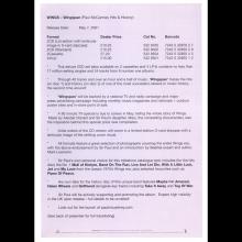 2001 09 17 - WINGSPAN PAUL MCCARTNEY HITS AND HISTORY - PRESS KIT - pic 11