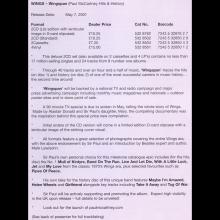 2001 09 17 - WINGSPAN PAUL MCCARTNEY HITS AND HISTORY - PRESS KIT - pic 14