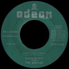 SP212 KANSAS CITY ⁄ MR. MOONLIGHT ⁄ EIGHT DAYS A WEEK ⁄ WORDS OF LOVE - SLEEVE 3 ⁄ RECORD 2 - pic 5