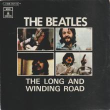 SPAIN 1970 08 25 - 1J 006-04.514 M - THE LONG AND WINDING ROAD ⁄ FOR YOU BLUE - SLEEVE 1 LABEL 1 - PROMOCION - pic 1
