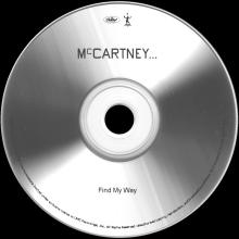 UK 2020 12 18 PAUL McCARTNEY - McCARTNEY lll - FIND MY WAY - PROMO - 1 TRACK CDR - pic 1